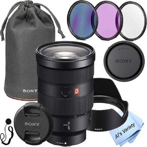 Sony FE 24-70mm f/2.8 GM E-Mount Lens/Full-Frame Format Lens, Hood, Lens Case, Filters (9 Pieces) in Saudi Arabia