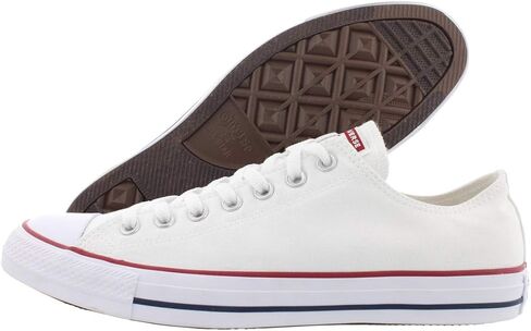 Converse Chuck Taylor All Star Ox Shoe Size 11.5 Women/9.5 Men, Color: White Canvas/White in Saudi Arabia