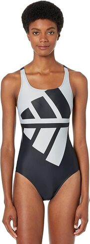 adidas Women's Standard 3-Stripes Graphic Swimsuit in Saudi Arabia