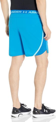 شورت قصير رجالي من Under Armour مطبوع عليه علامة Wordmark مقاس 17.78 سم in Kuwait