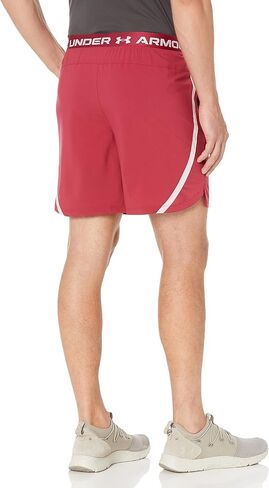 شورت قصير رجالي من Under Armour مطبوع عليه علامة Wordmark مقاس 17.78 سم in Kuwait