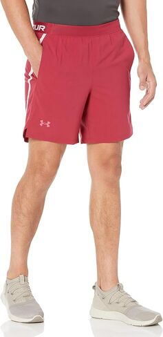 شورت قصير رجالي من Under Armour مطبوع عليه علامة Wordmark مقاس 17.78 سم in Kuwait