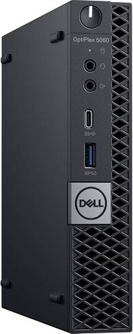 Dell Optiplex 5060 Intel Core i5-8500T X6 3.5GHz 16GB 512GB SSD Win10, Black (Renewed) in Saudi Arabia