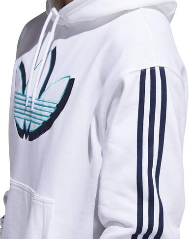 adidas Originals Men's Shadow Trefoil Hoodie Sweatshirt in Saudi Arabia