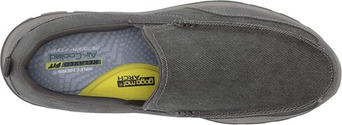 Skechers USA Men's Palmero-Matthis Moc Toe Canvas Slip On in Saudi Arabia