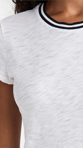Goldie Lewinter Women's Tipped Ringer Tee in Saudi Arabia