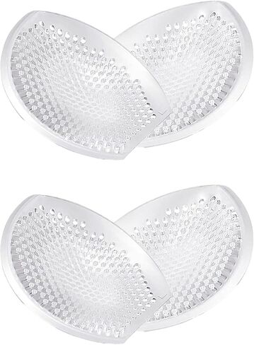 حمالة صدر من السيليكون، وسادات معززة لرفع الثدي شبه لاصقة، كوب رفع على شكل حرف V، قابلة لإعادة الاستخدام، قابلة للتنفس، زوجان لكوب A/B/C شفاف in Kuwait