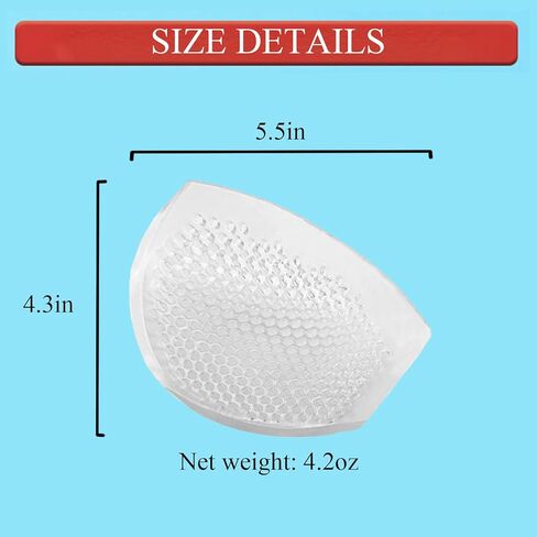 حمالة صدر من السيليكون، وسادات معززة لرفع الثدي شبه لاصقة، كوب رفع على شكل حرف V، قابلة لإعادة الاستخدام، قابلة للتنفس، زوجان لكوب A/B/C شفاف in Kuwait