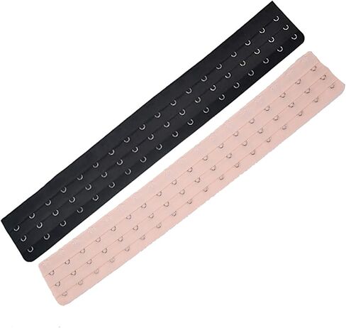 YUPPIE TONE Corset Extender 18 Hooks Long-line Bra Back Extender 2pcs in Kuwait