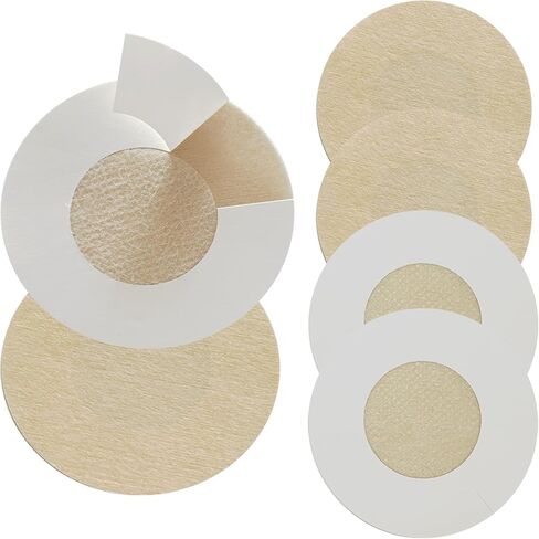 كريس كيكومي 40 زوجًا من أغطية الحلمات للنساء للاستعمال مرة واحدة، أغطية للحلمات غير المرئية الدائرية، عارية in Kuwait