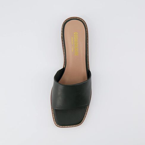 CUSHIONAIRE Women's Sage low block heel slide sandal +Memory Foam and Wide Widths Available in Kuwait