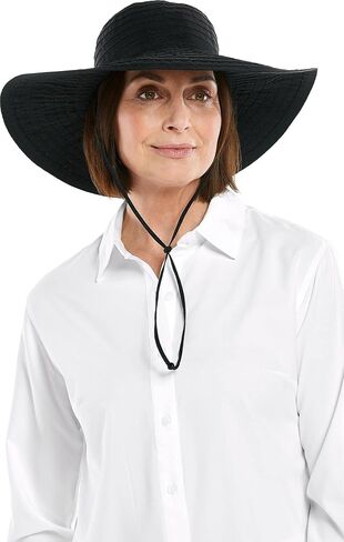 Coolibar UPF 50+ Women's Emma Featherweight Ribbon Hat - Sun Protective in Saudi Arabia