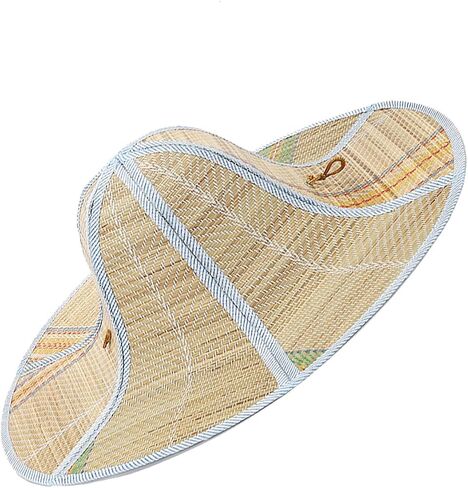 YYJINGYOU Straw hat Sun Hats for Men Beach hat Straw Life Jacket Sunhat Foldable and Rolled up Yellow, 5 1/8-5 3/8 in Saudi Arabia