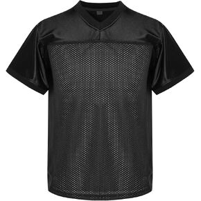Youth Boys' Blank Football Jersey,Athletic Fans Shirts Practice Sports Shirt for Kids