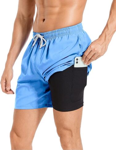 شورت سباحة للرجال من Jimlieay مع بطانة مضغوطة in Kuwait