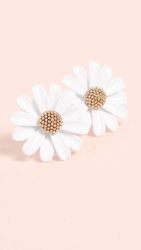 Kate Spade New York Into The Bloom Studs Earrings White One Size in Saudi Arabia