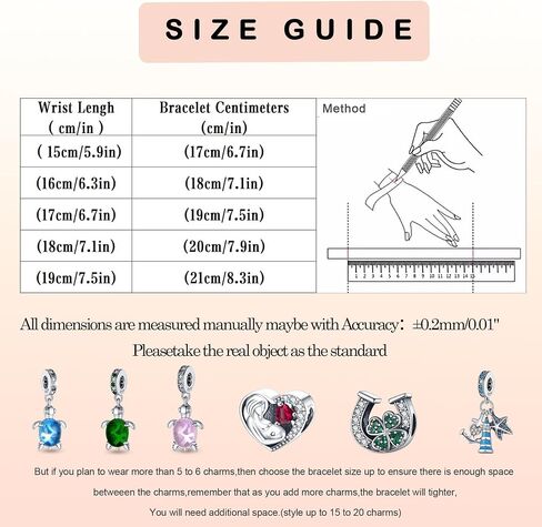 LNQOBU 925 Sterling Silver Snake Chain Bracelet Glossy Women Charm Bracelets Fit European Charms, for Teen Girls Mother's Day Gift(With one Spacer Beads) in Kuwait