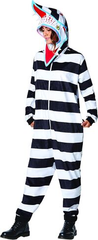 Spirit Halloween Beetlejuice Adult Sandworm Union Suit | Officially Licensed | Tim Burton | Group Costume | Sandworm Cosplay in Saudi Arabia