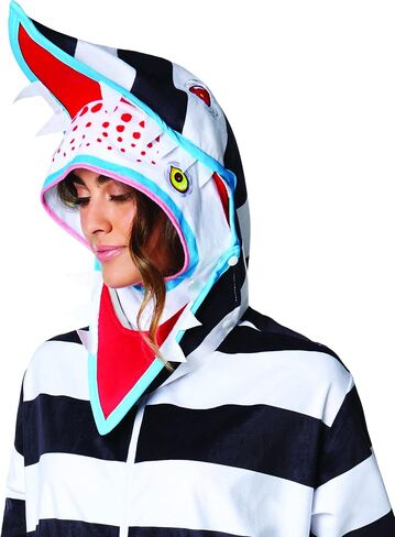 Spirit Halloween Beetlejuice Adult Sandworm Union Suit | Officially Licensed | Tim Burton | Group Costume | Sandworm Cosplay in Saudi Arabia