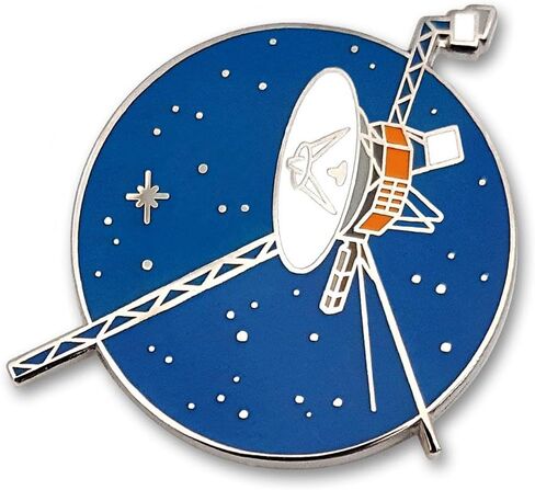 Pinsanity Voyager Space Probe Enamel Lapel Pin in Saudi Arabia