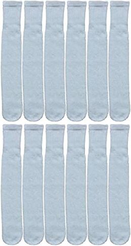 Yacht & Smith Wholesale Bulk Pack Kids & Children's Cotton Tube Socks, Boys Girls, Referee Style in Saudi Arabia