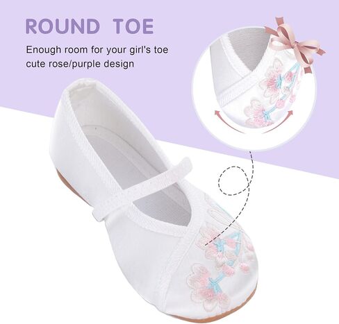 BESSIVIC Encanto Mirabel Shoes for Girls Costume Dress up Mary Jane Ballet Cosplay Flat Shoes in Kuwait