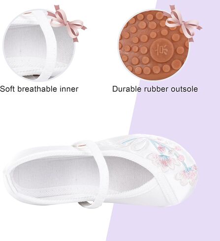 BESSIVIC Encanto Mirabel Shoes for Girls Costume Dress up Mary Jane Ballet Cosplay Flat Shoes in Kuwait