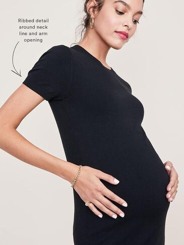 HATCH Collection | Maternity Midi-Length Dress, Two-Way Stretch, for All Occasions | The Eliza Dress in Kuwait