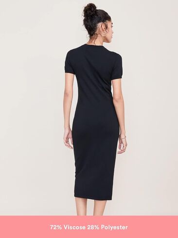 HATCH Collection | Maternity Midi-Length Dress, Two-Way Stretch, for All Occasions | The Eliza Dress in Kuwait