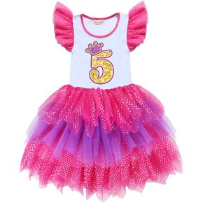 Spring/Autumn Unicorn Birthday Party Princess Girl Dresses Long Sleeve Girls Outfits in Saudi Arabia