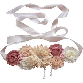 Vintage maternity sash for baby shower pregnancy flowers sashes in Kuwait