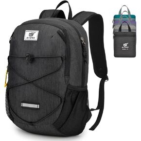SKYSPER Small Hiking Backpack -12L Lightweight Packable Daypack for Travel Foldable Tear Resistant Backpacks for Women Men