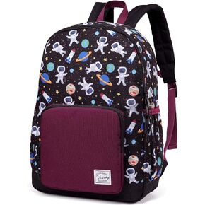 VASCHY Kids backpacks, Cute Lightweight Water Resistant Preschool Backpack for Boys and Girls Chest Strap