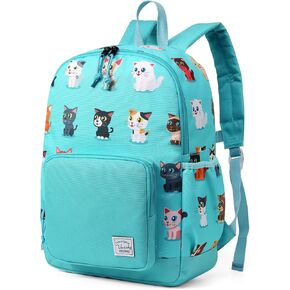 VASCHY Kids backpacks, Cute Lightweight Water Resistant Preschool Backpack for Boys and Girls Chest Strap
