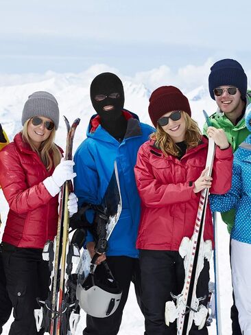 4 Pieces Warm Full Face Cover Ski Mask Winter Balaclava Knit Full Face Mask for Men Women Outdoor Sports in Saudi Arabia