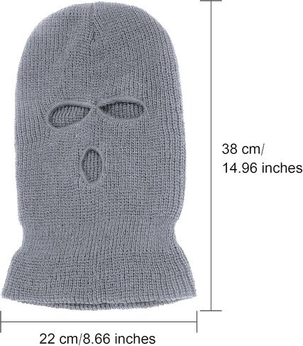 4 Pieces Warm Full Face Cover Ski Mask Winter Balaclava Knit Full Face Mask for Men Women Outdoor Sports in Saudi Arabia