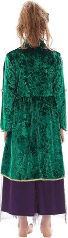 Taeyue Kids Girls Sarah Sanderson Costume Winifred Sanderson Halloween Witch Cosplay Dress Outfit for Child in Kuwait