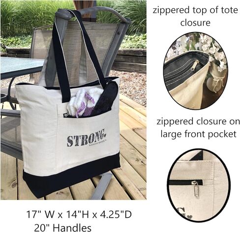 حزمة الرعاية الكيماوية لمرضى السرطان احصل على هدية جيدة للنساء: حقيبة حمل قماشية كبيرة ملهمة تحمل 8 قطع يجب أن تشعر براحة أفضل، هدايا التعافي الموصى بها منتقاة يدويًا من قبل أحد الناجين من السرطان in Kuwait