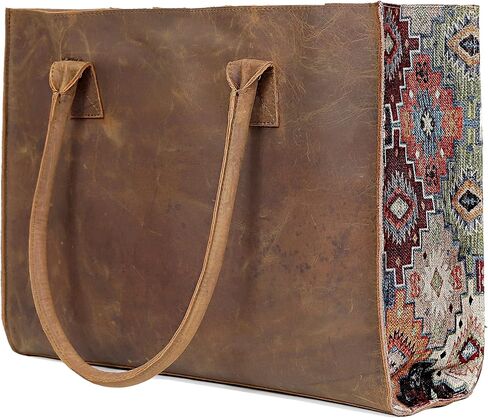 Leather Shoulder Bag Tote for Women Purse Satchel Travel Bag shopping Carry Messenger Multipurpose Handbag in Saudi Arabia
