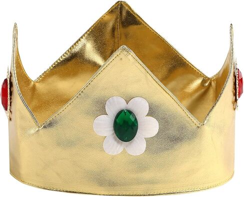 BLOOMIRO Princess Peach Costume,Peach Daisy Rosalina Dress Up for Girls Cosplay Outfit with Accessories in Kuwait