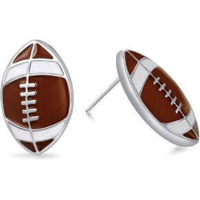 RUOFFETA Sport Ball Dangle Earrings, Football Earrings, Basketball Earrings Soccer Volleyball Baseball Earrings for Women Fan Gift in Saudi Arabia