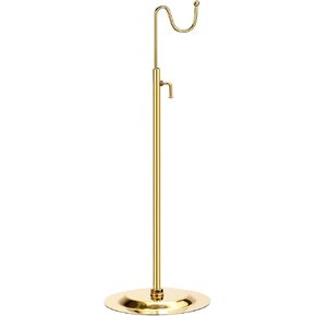 uxcell Purse Display Stand Adjustable Tabletop Single Hook Handbag Rack Stainless Steel Bag Holder for Retail Boutique Store - Gold
