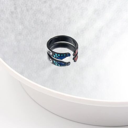 FunBoat Tanjiro Finger Rings - Anime Characters Cosplay Adjustable Open Ring - Christmas Costume Gifts for Kids Girls Teens Women Men in Saudi Arabia