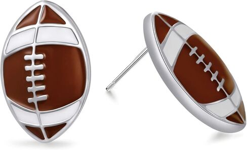 RUOFFETA Sport Ball Dangle Earrings, Football Earrings, Basketball Earrings Soccer Volleyball Baseball Earrings for Women Fan Gift in Saudi Arabia