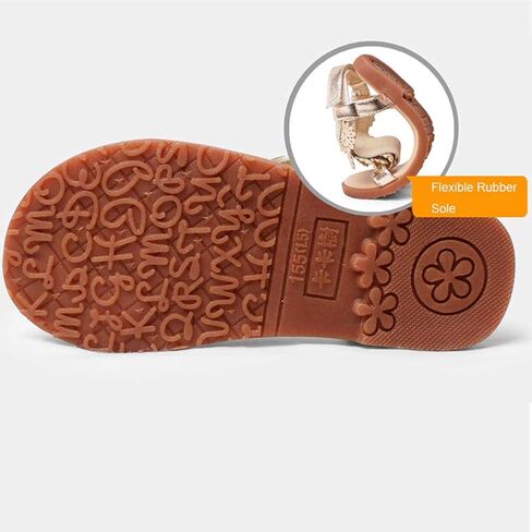 MUYGUAY Toddler Little Girls Sandals Open-Toe Adjustable Ankle Strap Summer Dress Shoes in Saudi Arabia