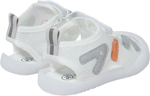 Baby Summer Sandals Breathable Mesh Rubber Sole Non-Slip Outdoor Shoes for Boys and Girls 9-30 Months in Kuwait