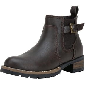 Jeossy Women's 9006 Ankle Boots Short Chelsea Booties for Women Low Heel with Zip