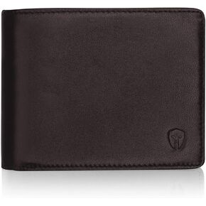 Bryker Hyde Executive 2 ID/1 ID Window RFID Wallet for Men, Full Grain Leather, Bifold Top Flip, Extra Capacity Travel Wallet