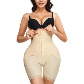 YERKOAD Shaper Bodysuit for Women, High Waist Double Tummy Control Shapewear Butt Lifter Fajas Waist Trainer Shorts in Saudi Arabia