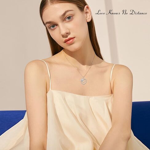 Distance Horse Gifts for Girl S925 Sterling Silver Girl Horse Pendant Necklace Jewelry Mother's Day Gifts for Girl Women Girlfriend Mom Horse Lover in Saudi Arabia